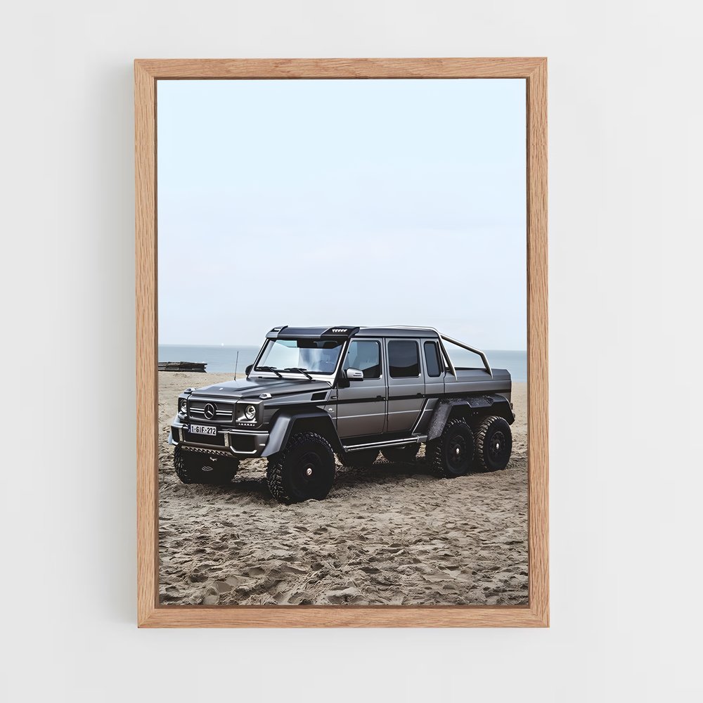 Poster Plage en AMG – affiche Mercedes (vue 4)